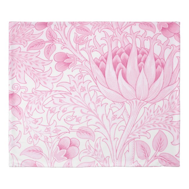 William Morris Artichoke Pale Pink Duvet Cover (Front)