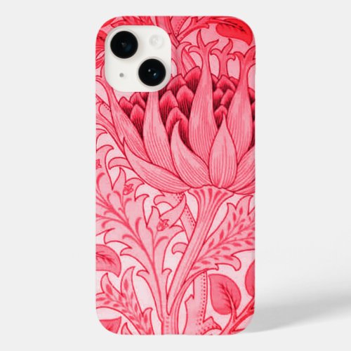 William Morris Artichoke Red Scarlet Crimson Case_Mate iPhone 14 Case