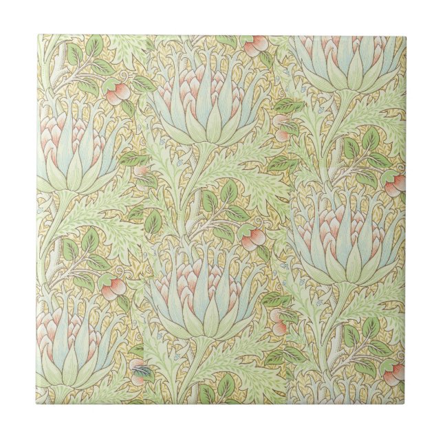 William Morris Artichoke Tile (Front)