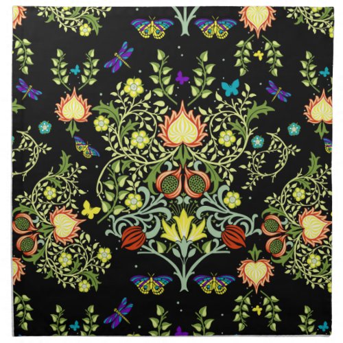 William Morris Arts And Crafts Pattern Cloth Napkin