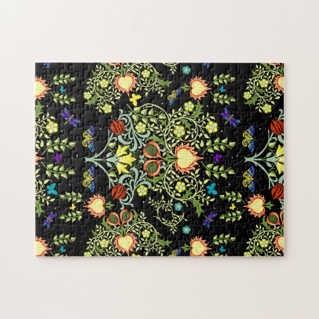 William Morris Arts And Crafts Pattern Jigsaw Puzzle | Zazzle