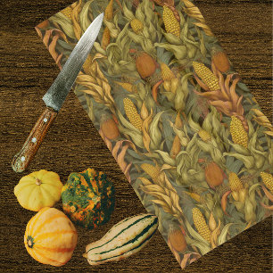 William Morris Autumn Corn Retro  Kitchen Towel