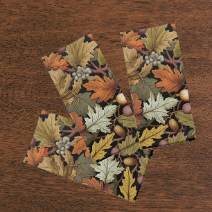 William Morris Autumn Leaves Autumn Thanksgiving  Cloth Napkin