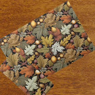William Morris Autumn Leaves Autumn Thanksgiving Cloth Placemat