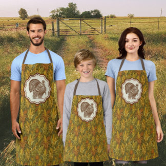 William Morris Autumn Turkey Corn Apron