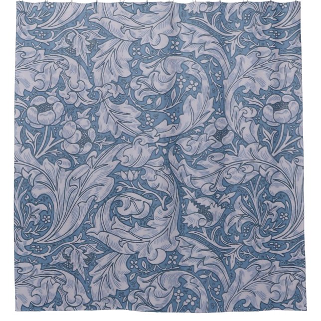 William Morris "Bachelors Button" 2. Shower Curtain (Front)