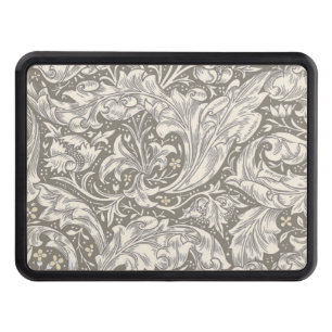 William Morris Bachelor's Button antique damask Hitch Cover
