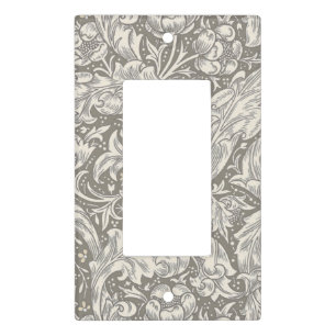 William Morris Bachelor's Button antique damask Light Switch Cover