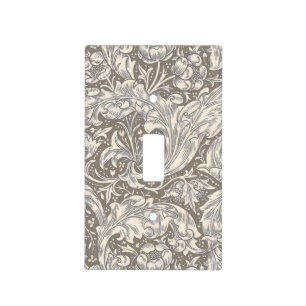William Morris Bachelor's Button antique damask Light Switch Cover