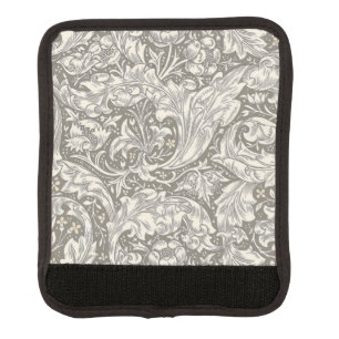 William Morris Bachelor's Button antique damask Luggage Handle Wrap