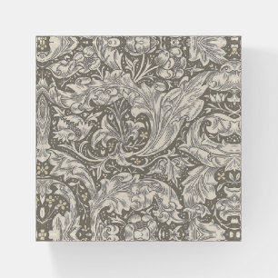 William Morris Bachelor's Button antique damask Paperweight