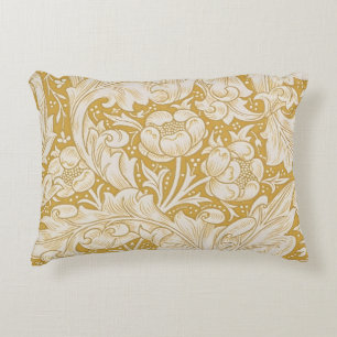 William Morris Bachelor's Button Flower Classic Accent Pillow
