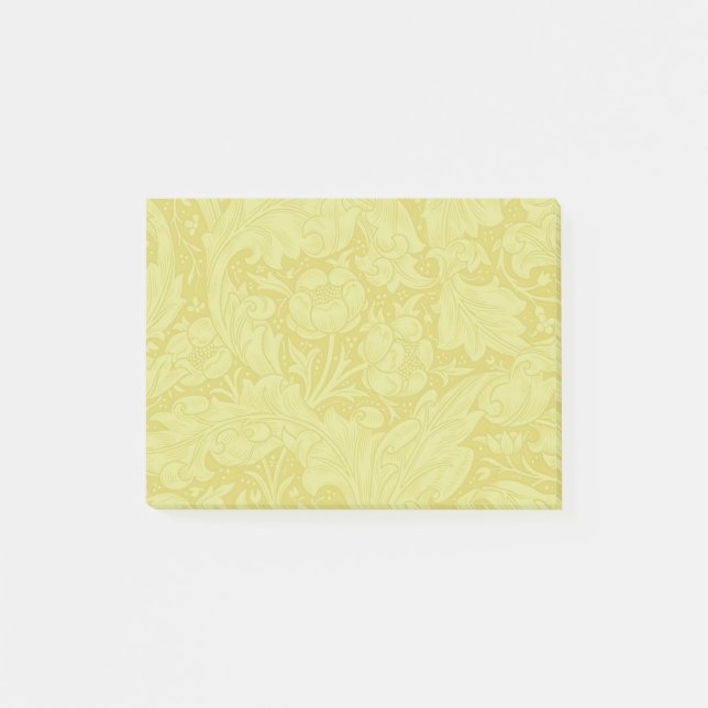 William Morris Bachelor's Button Flower Classic Post-it Notes (Front)