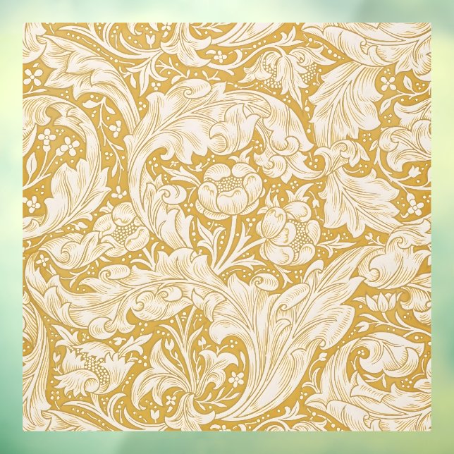 William Morris Bachelor's Button Flower Classic Window Cling (Sheet 3)