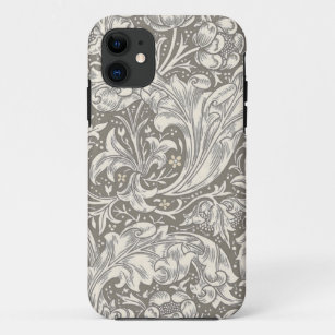 William Morris Bachelor's Button Flower Floral Bot iPhone 11 Case