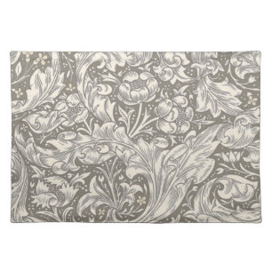 William Morris Bachelor's Button Flower Floral Bot Cloth Placemat