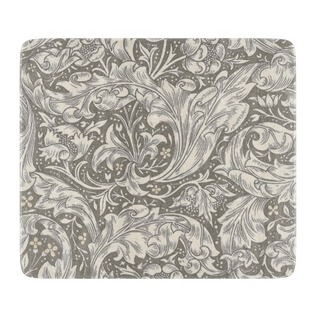 William Morris Bachelor's Button Flower Floral Bot Cutting Board (Front)