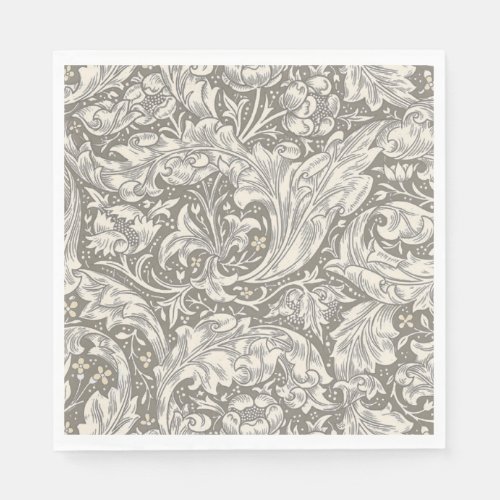 William Morris Bachelors Button Flower Floral Bot Napkins