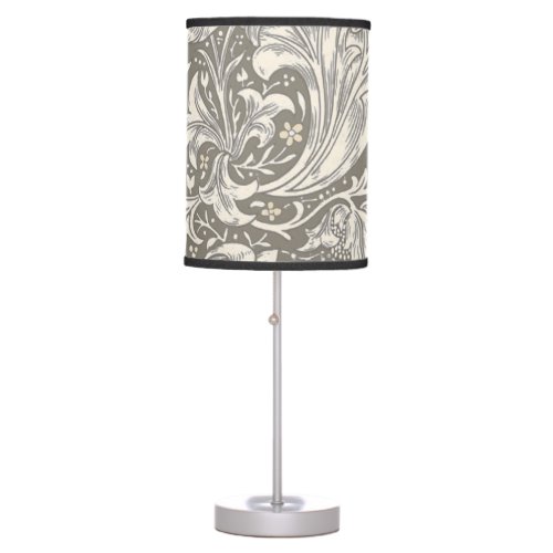 William Morris Bachelors Button Flower Floral Bot Table Lamp