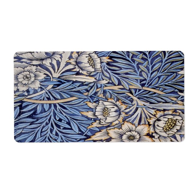 William Morris beautiful Art Nouveau design, vinta Label (Front)