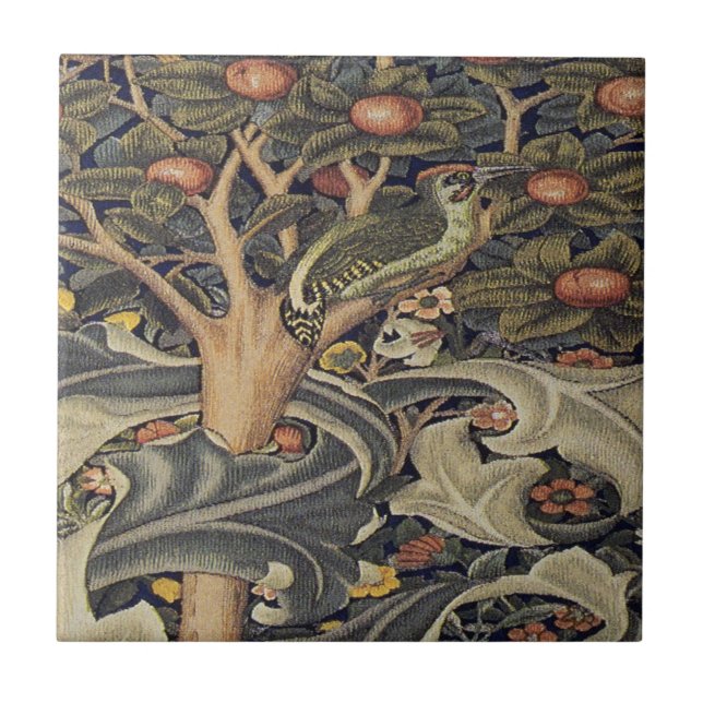 William Morris beautiful art nouveau work,William Ceramic Tile (Front)