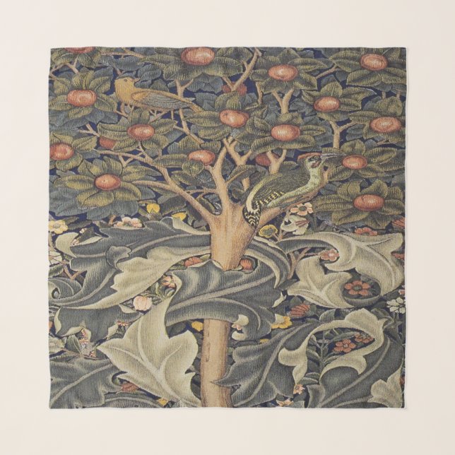 William Morris beautiful art nouveau work,William Scarf (Front)