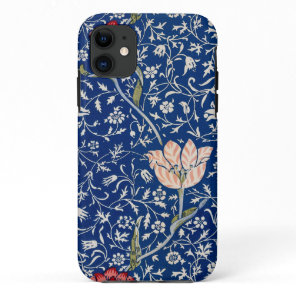 William Morris Beautiful Floral Pattern Blue  iPhone 11 Case