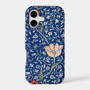 William Morris Beautiful Floral Pattern Blue iPhone 17 Case