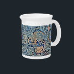 William Morris Beautiful Floral Pattern Blue Pink  Beverage Pitcher<br><div class="desc">William Morris Beautiful Floral Pattern Blue Pink Beverage Pitcher- This product boasts an elegant floral pattern created in 1879 by 19th century textile  designer and manufacturer William Morris who lived from 1834 - 1896.</div>