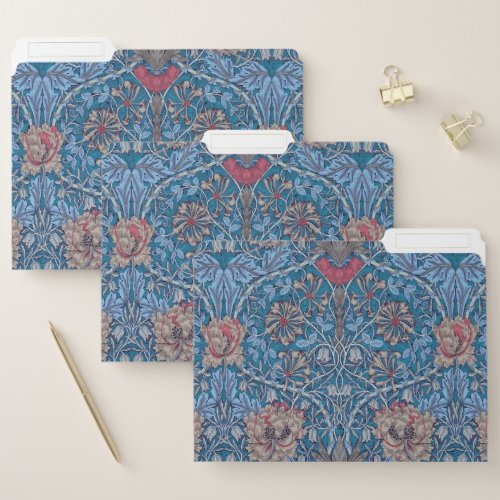 William Morris Beautiful floral pattern vintage File Folder