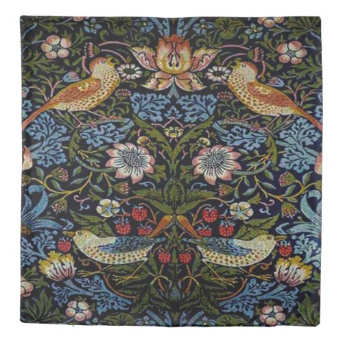 William Morris beautiful pattern art nouveau vin Duvet Cover
