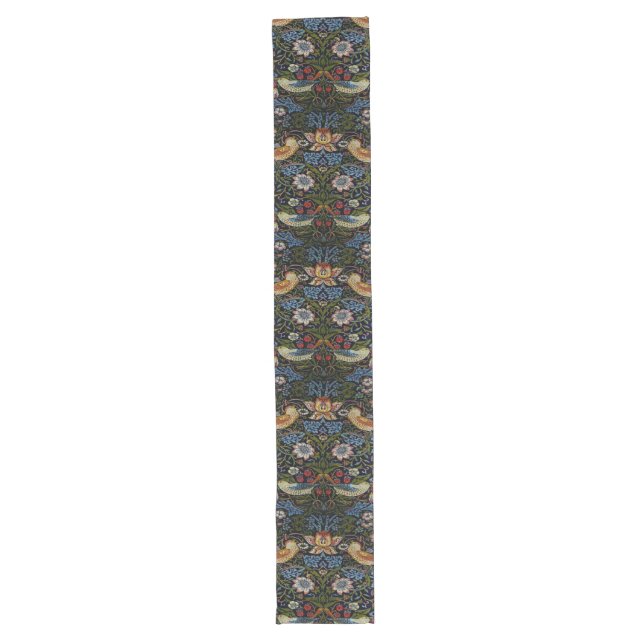 William Morris beautiful pattern, art nouveau, vin Long Table Runner (Front)
