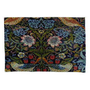 William Morris beautiful pattern, art nouveau, vin Pillow Case