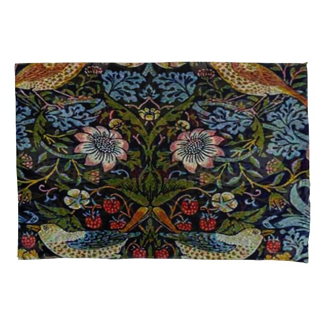 William Morris beautiful pattern, art nouveau, vin Pillow Case (Front)