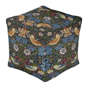 William Morris beautiful pattern, art nouveau, vin Pouf