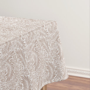 William Morris Beige Larkspur Pattern Tablecloth