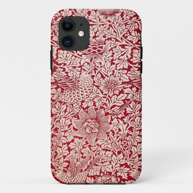 William Morris Bird and Anemone Case-Mate iPhone Case (Back)