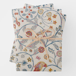 William Morris, Bird and Floral Pattern Wrapping Paper Sheets