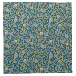 William Morris "Bird and Pomegranate"  Cloth Napkin