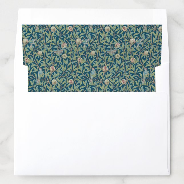 William Morris "Bird and Pomegranate"  Envelope Liner (In Envelope)