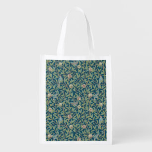 William Morris Bird and Pomegranate Grocery Bag