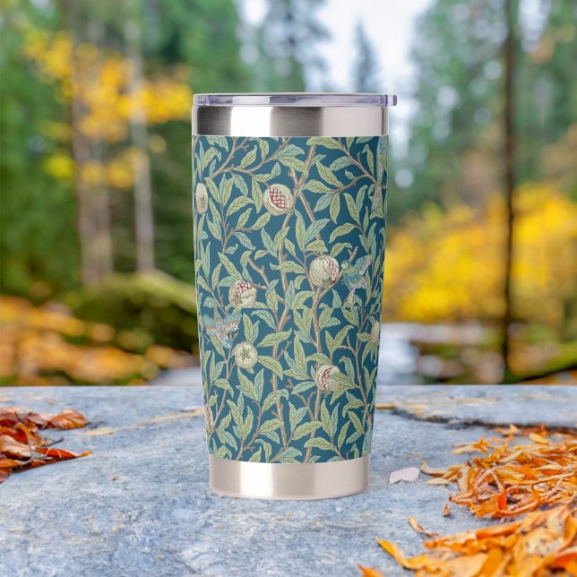 William Morris "Bird and Pomegranate"  Insulated Tumbler (Outdoor)