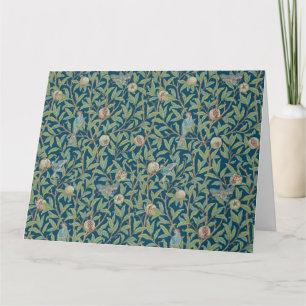 William Morris "Bird and Pomegranate"  Letterpress Thank You Card