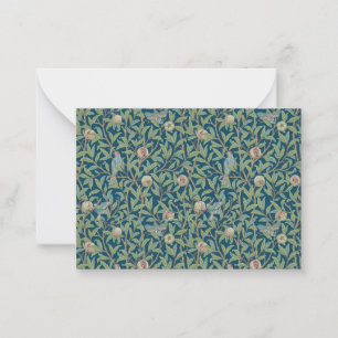 William Morris "Bird and Pomegranate"  Note Card