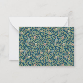 William Morris "Bird and Pomegranate"  Note Card