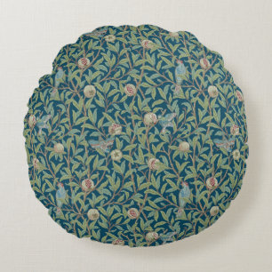 William Morris "Bird and Pomegranate"  Round Pillow