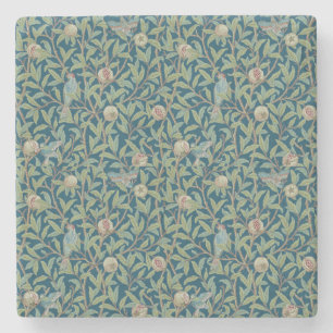 William Morris "Bird and Pomegranate" Stone Coaster