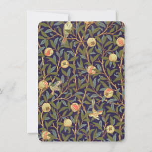 William Morris Bird And Pomegranate Vintage Art