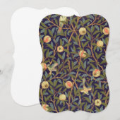 William Morris Bird And Pomegranate Vintage Art (Front/Back)