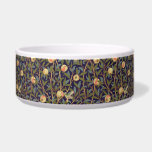William Morris Bird And Pomegranate Vintage Art Bowl<br><div class="desc">William Morris Bird And Pomegranate Fruit Wallpaper Pattern Design William Morris was an English artist, writer, textile designer and socialist associated with the Pre-Raphaelite Brotherhood and English Arts and Crafts Movement. This gorgeous wallpaper design shows birds amidst branches of foliage and pomegranate fruits. Art by William Morris Movement: Arts and...</div>